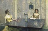 Thomas Wilmer Dewing A Reading painting